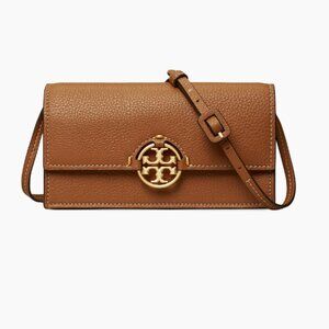 Tory Burch  Miller Pebbled Leather Crossbody Bag